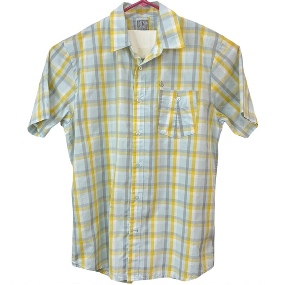 Volcom Other - 172. Volcom Plaid Button Down Shirt | Color: Dust Blue